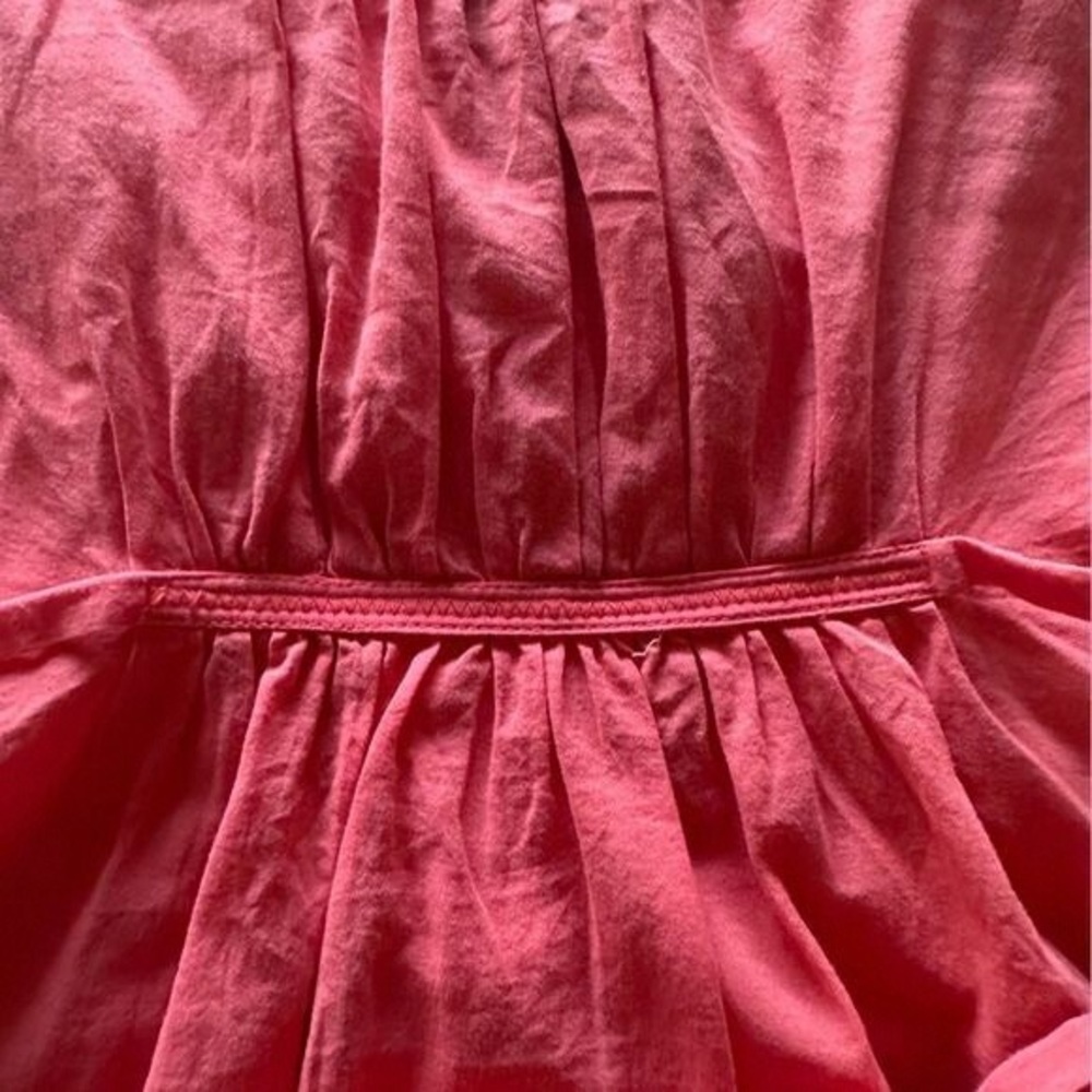 Pink Sleeveless Button-Down Top - Picture 4 of 6